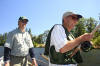 Bob Stansbury enjoying the fight / Rogue River Steelhead Fly Fishing / Rogue River Steelhead Fly Fishing Guide