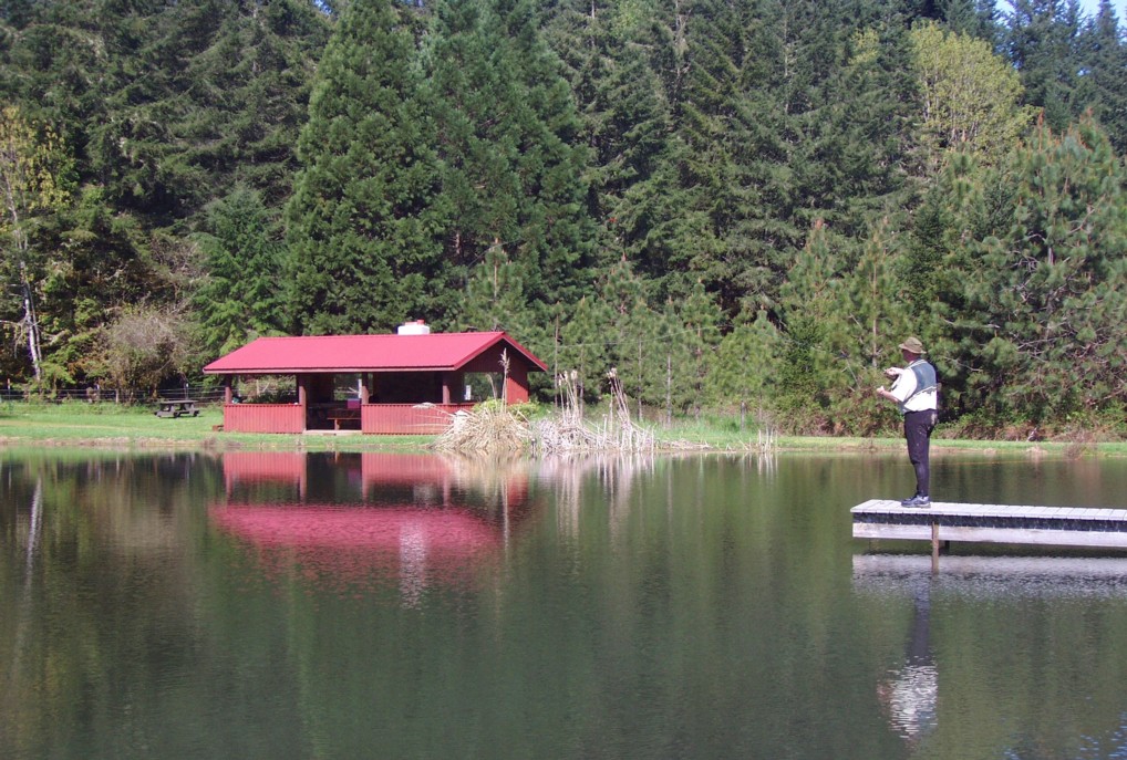 Marty on Shelter Pond / Michael Gorman / Mckenzie River Fishing Guide