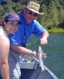 amanda and tom clements, santiam / trout and steelhead fly fishing / McKenzie River fly fishing guide